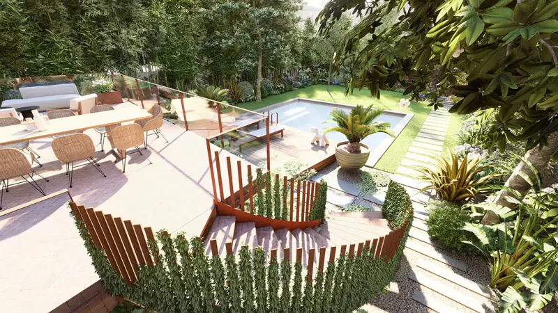 AGENCE_LACOSTE_2024_BORDEAUX_PAYSAGISTE_JARDIN_PISCINE_TERRASSE_LUMIERE_BALCON_MASSIF_ESQUISSE