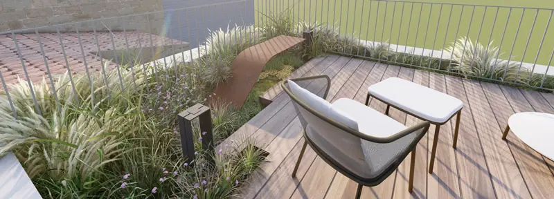 Découvrez les projets de l'agence Lacoste, paysagiste DPLG concepteur à Bordeaux, jardin moderne design terrasse entretien