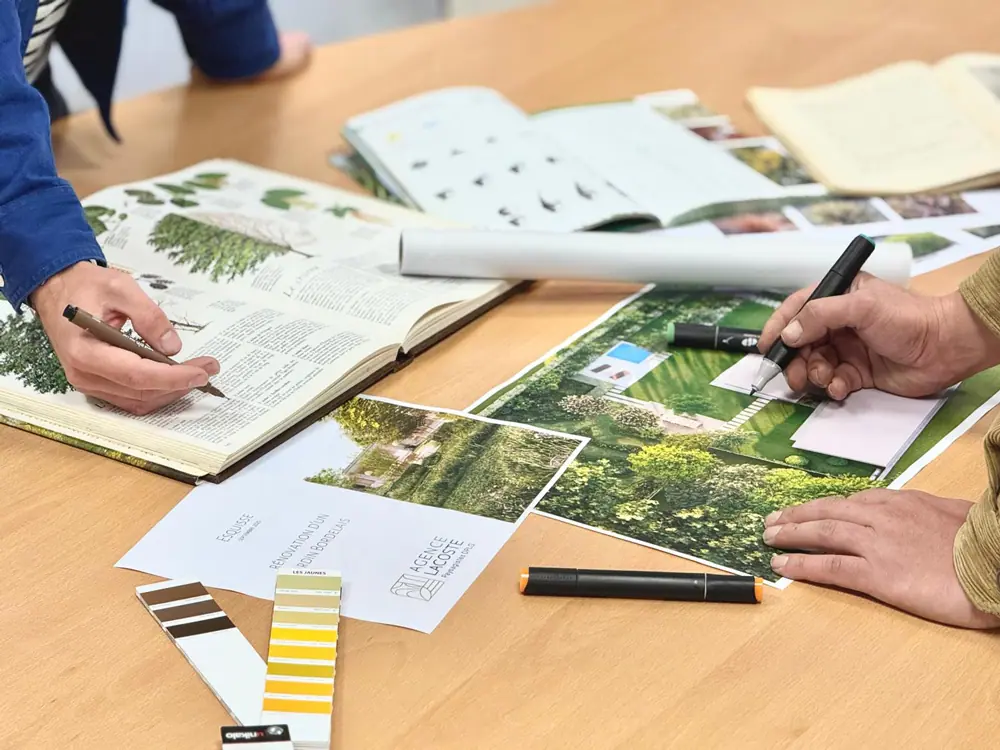 les services de l'agence Lacoste, paysagiste DPLG concepteur à Bordeaux